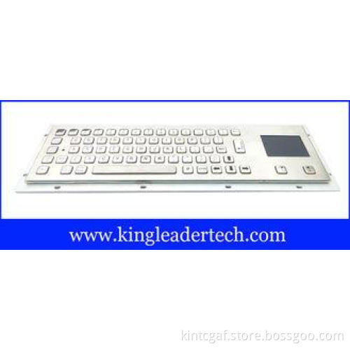 Dust-proof and liquid-proof panel mount industrial kiosk to